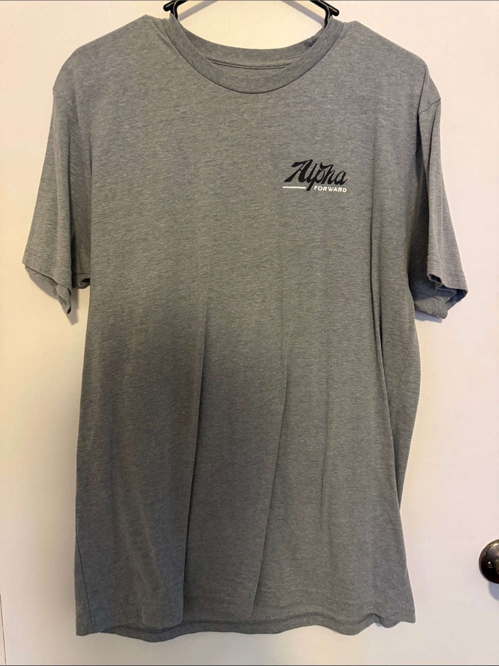 Alpha Forward Women’s Short-Sleeve Crewneck Tee — Gray